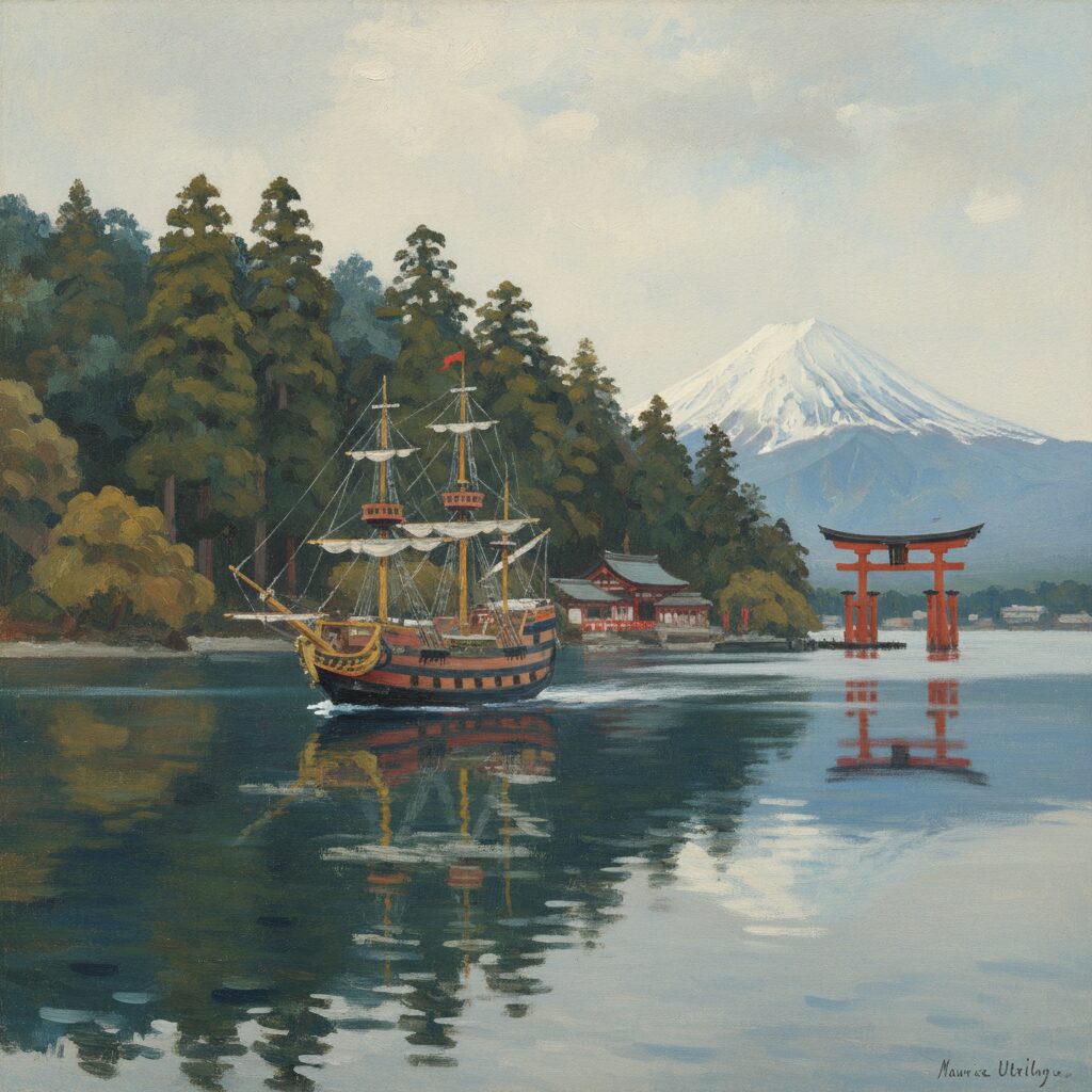 ashinoko-o-wataru-kaizokusen-to-hakone-jinja-no-seijaku