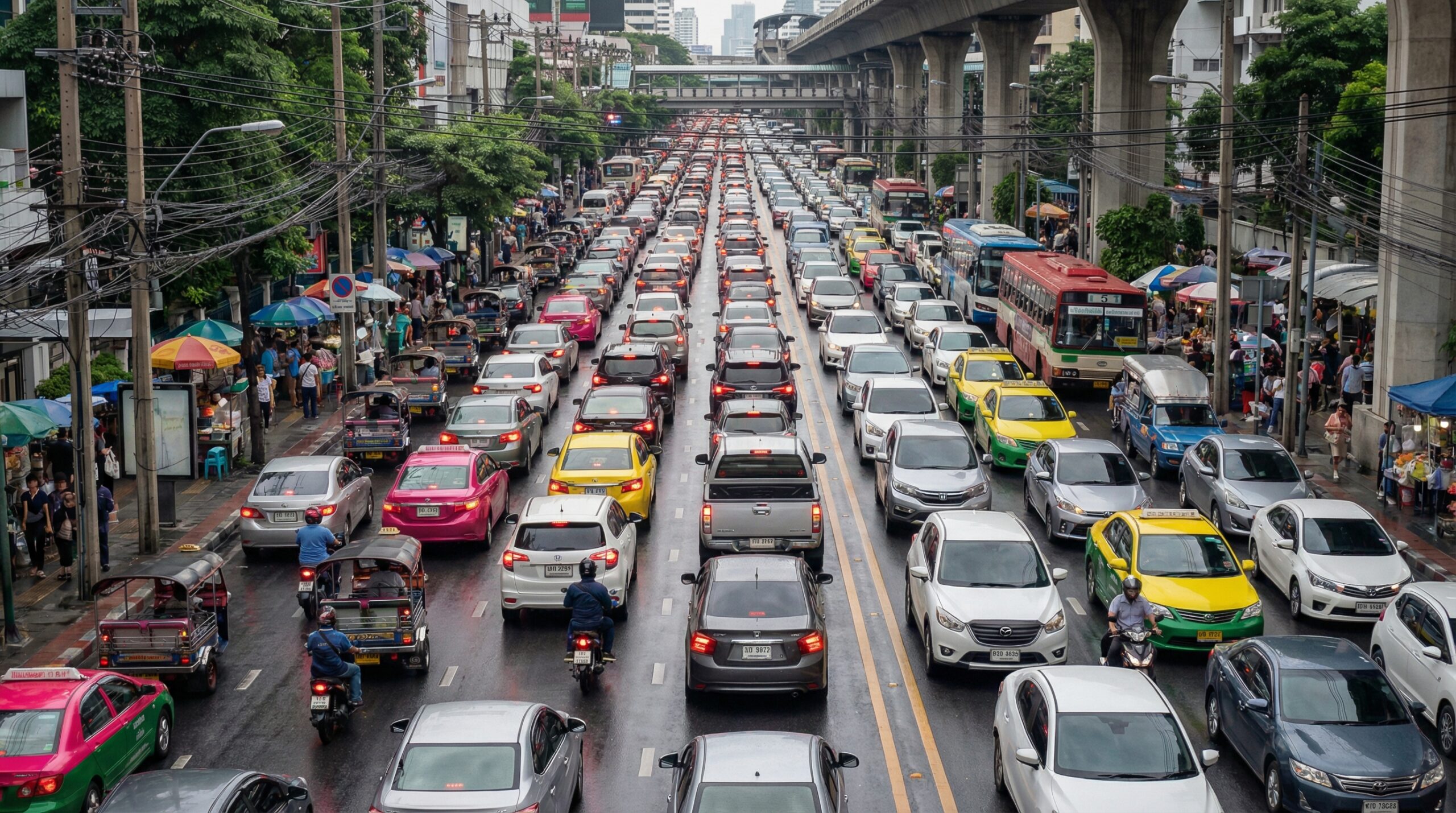 天使の都はなぜ動かない？バンコク大渋滞の謎と、賢く旅する完全攻略法 | SimVoyage