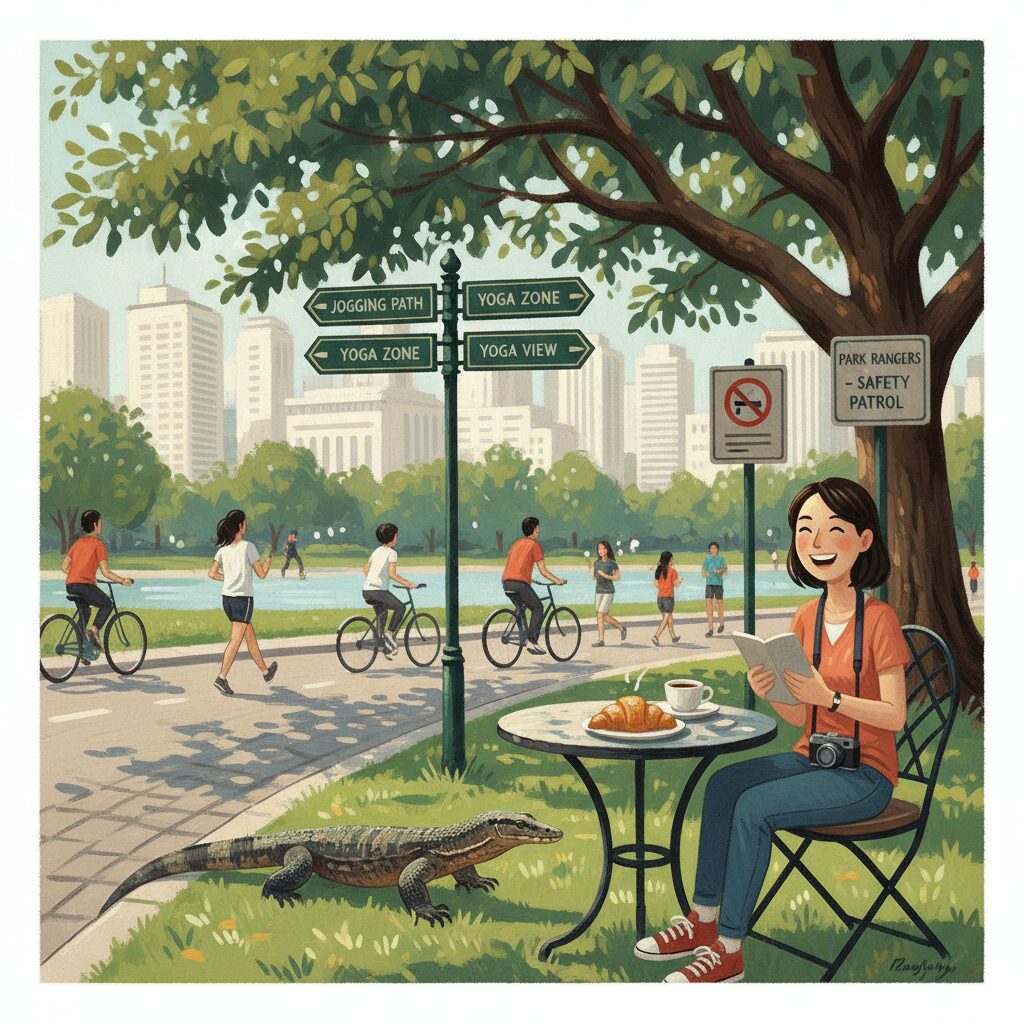 female-writer-ami-teaches-lumpini-park-safety-and-enjoyment-guide