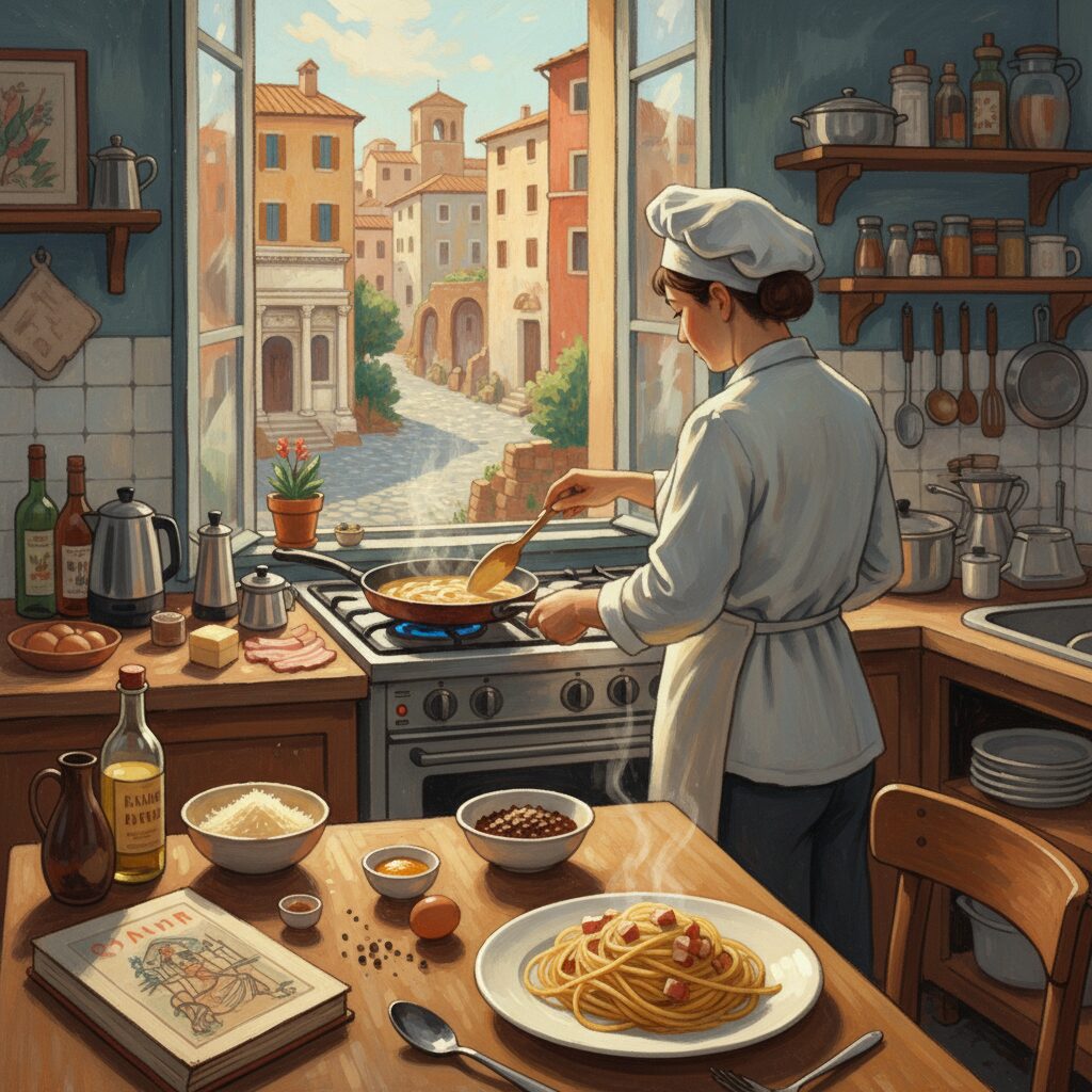 nihonde-honba-no-aji-o-saigen-ouchi-de-carbonara-challenge