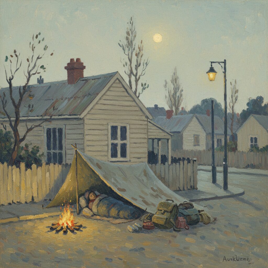 oakland-suburbs-outdoor-overnight-camp-simulation-example-safety-preparation-environmental-consideration-equipment-check