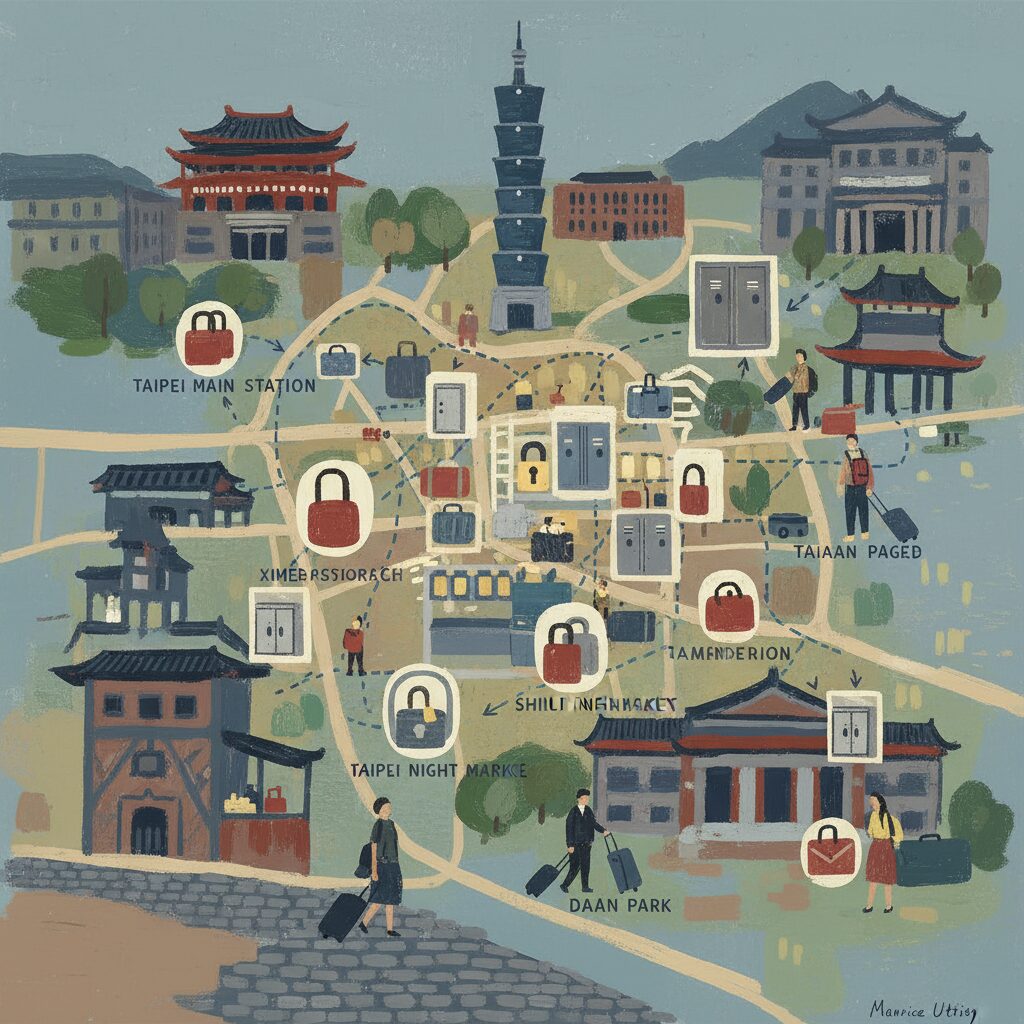 taipei-coin-lockers-luggage-storage-area-guide